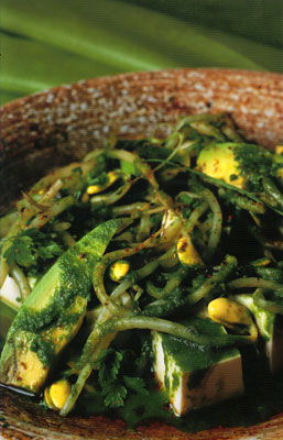 tofut � la sauce avocat